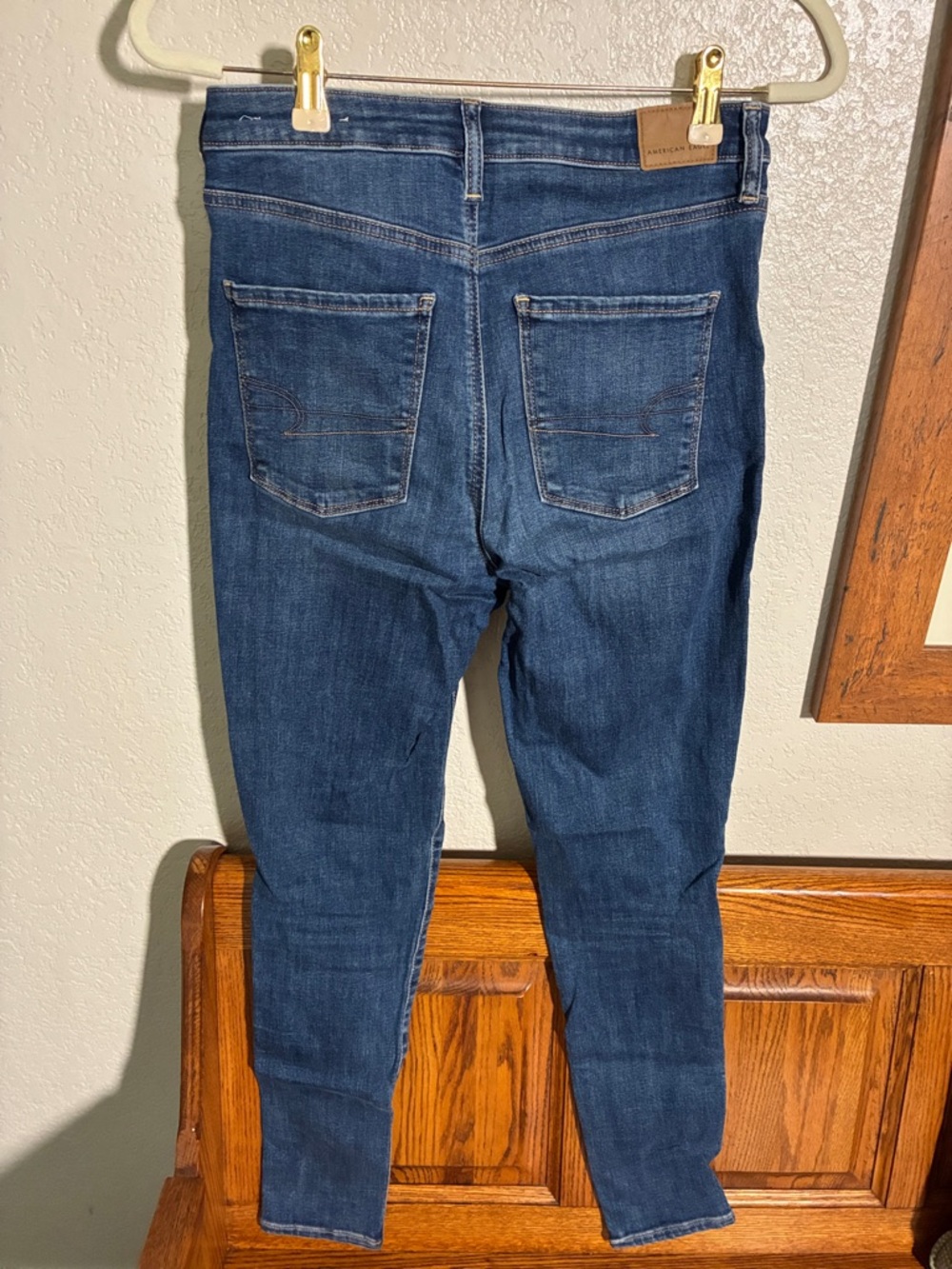 American Eagle Outfitters Skinny Jeans in Dark Blue - Picture 6 of 8